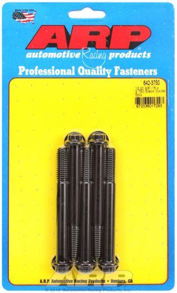 ARP 5-Pack Bolt Kit, 12-Point Head Black Oxide (AR642-3750) AR642-3750
