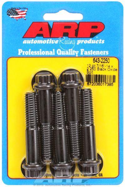 ARP 5-Pack Bolt Kit, 12-Point Head Black Oxide (AR643-2250) AR643-2250