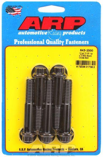 ARP 5-Pack Bolt Kit, 12-Point Head Black Oxide (AR643-2500) AR643-2500