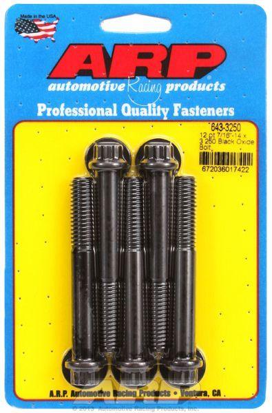 ARP 5-Pack Bolt Kit, 12-Point Head Black Oxide (AR643-3250) AR643-3250