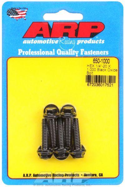 ARP 5-Pack Bolt Kit, Hex Head Black Oxide (AR650-1000) AR650-1000