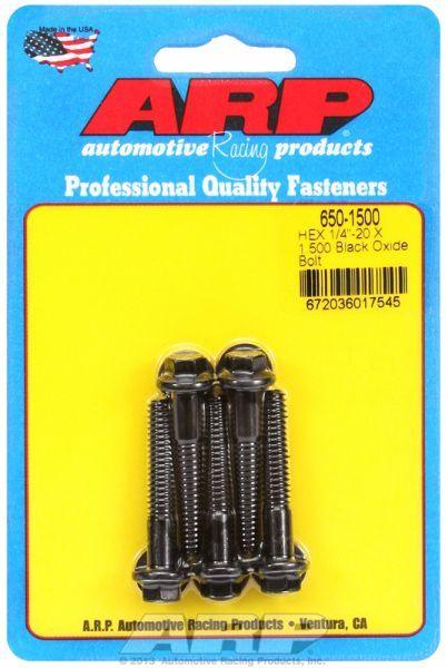 ARP 5-Pack Bolt Kit, Hex Head Black Oxide (AR650-1500) AR650-1500