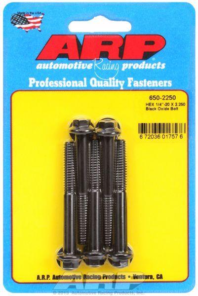 ARP 5-Pack Bolt Kit, Hex Head Black Oxide (AR650-2250) AR650-2250