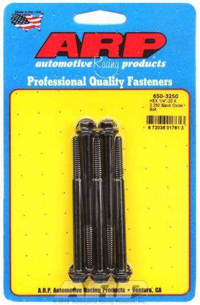 ARP 5-Pack Bolt Kit, Hex Head Black Oxide (AR650-3250) AR650-3250