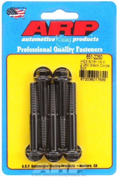 ARP 5-Pack Bolt Kit, Hex Head Black Oxide (AR651-2250) AR651-2250