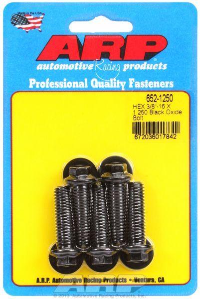 ARP 5-Pack Bolt Kit, Hex Head Black Oxide (AR652-1250) AR652-1250