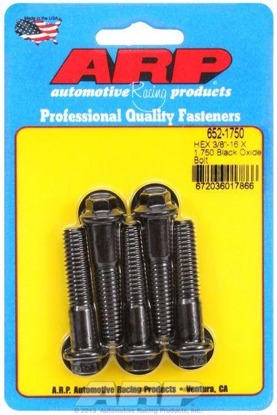 ARP 5-Pack Bolt Kit, Hex Head Black Oxide (AR652-1750) AR652-1750