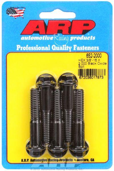 ARP 5-Pack Bolt Kit, Hex Head Black Oxide (AR652-2000) AR652-2000
