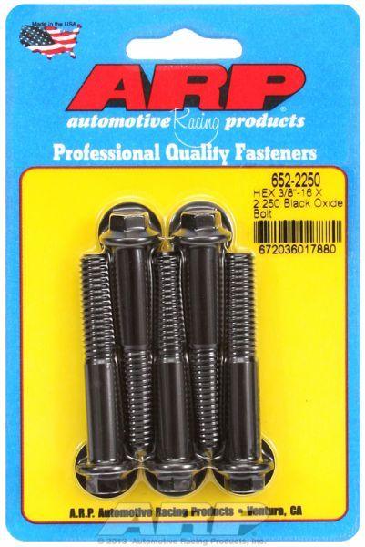 ARP 5-Pack Bolt Kit, Hex Head Black Oxide (AR652-2250) AR652-2250