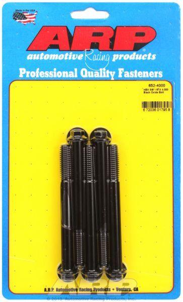 ARP 5-Pack Bolt Kit, Hex Head Black Oxide (AR652-4000) AR652-4000