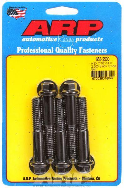 ARP 5-Pack Bolt Kit, Hex Head Black Oxide (AR653-2500) AR653-2500