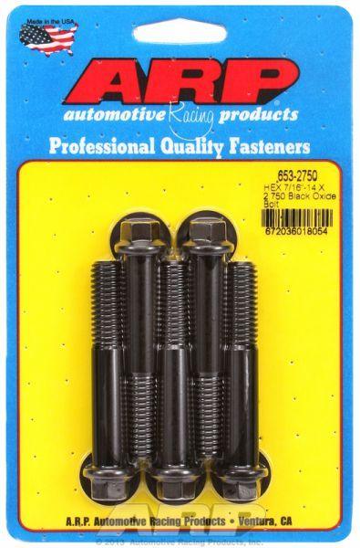 ARP 5-Pack Bolt Kit, Hex Head Black Oxide (AR653-2750) AR653-2750