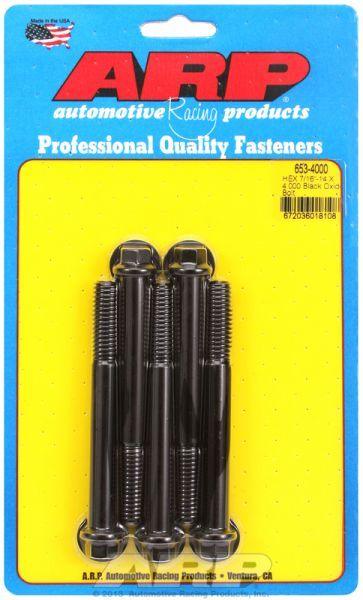 ARP 5-Pack Bolt Kit, Hex Head Black Oxide (AR653-4000) AR653-4000