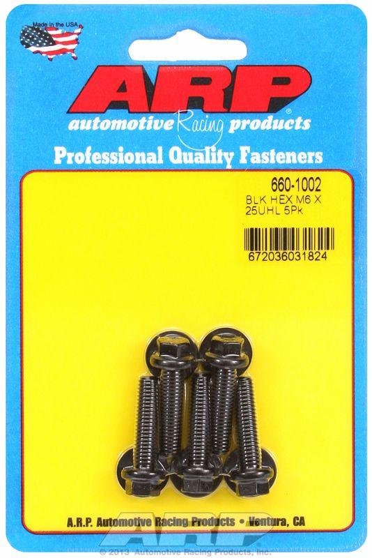 ARP 5-Pack Bolt Kit, Hex Head Black Oxide (AR660-1002) AR660-1002