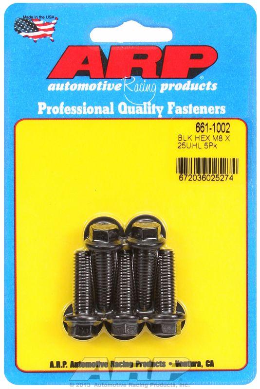 ARP 5-Pack Bolt Kit, Hex Head Black Oxide (AR661-1002) AR661-1002