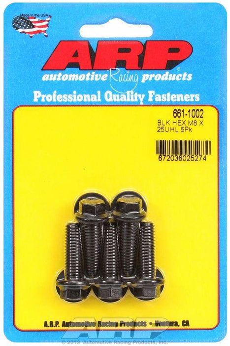 ARP 5-Pack Bolt Kit, Hex Head Black Oxide (AR661-1002)