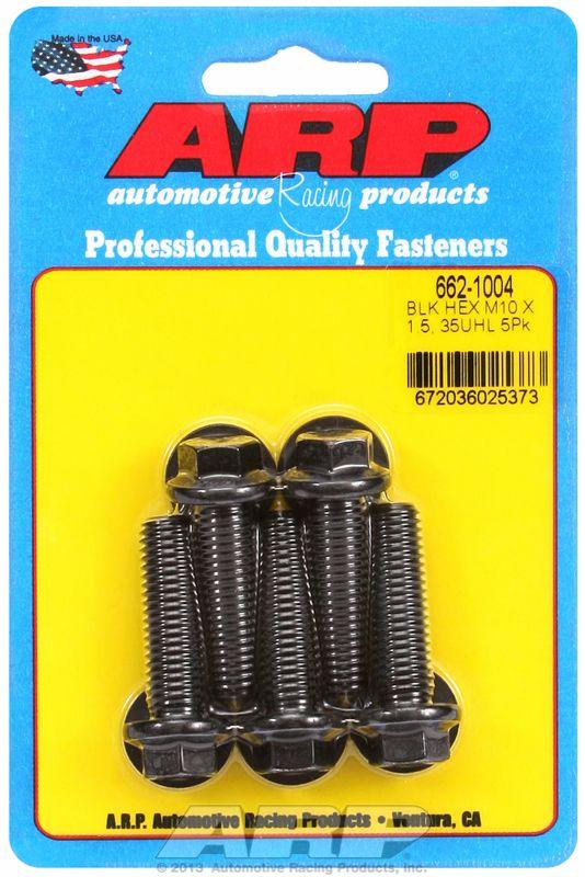 ARP 5-Pack Bolt Kit, Hex Head Black Oxide (AR662-1004) AR662-1004