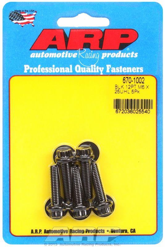 ARP 5-Pack Bolt Kit, 12-Point S/S (AR670-1002) AR670-1002