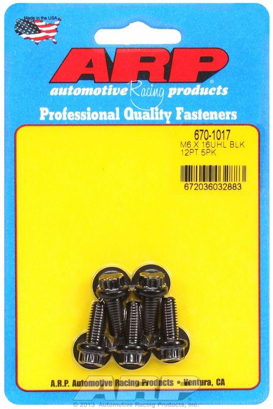 ARP 5-Pack Bolt Kit, 12-Point S/S (AR670-1017) AR670-1017