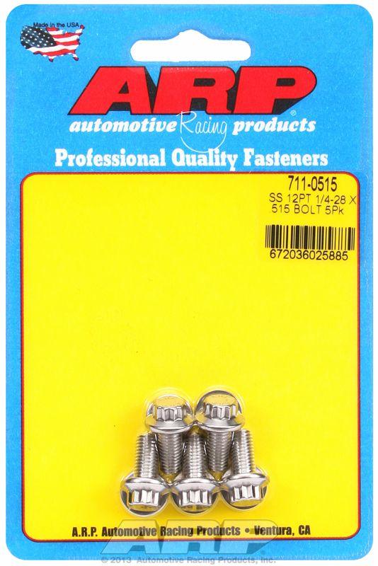 ARP 5-Pack Bolt Kit, 12-Point Head S/S (AR711-0515) AR711-0515