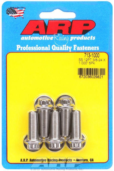 ARP 5-Pack Bolt Kit, 12-Point Head S/S (AR713-1000)