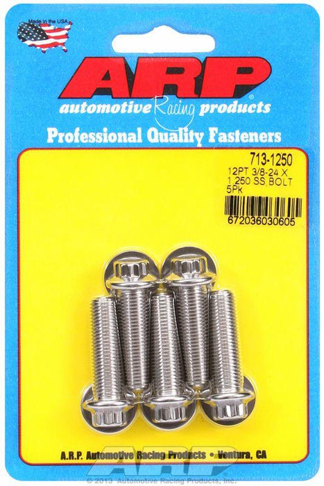 ARP 5-Pack Bolt Kit, 12-Point Head S/S (AR713-1250)