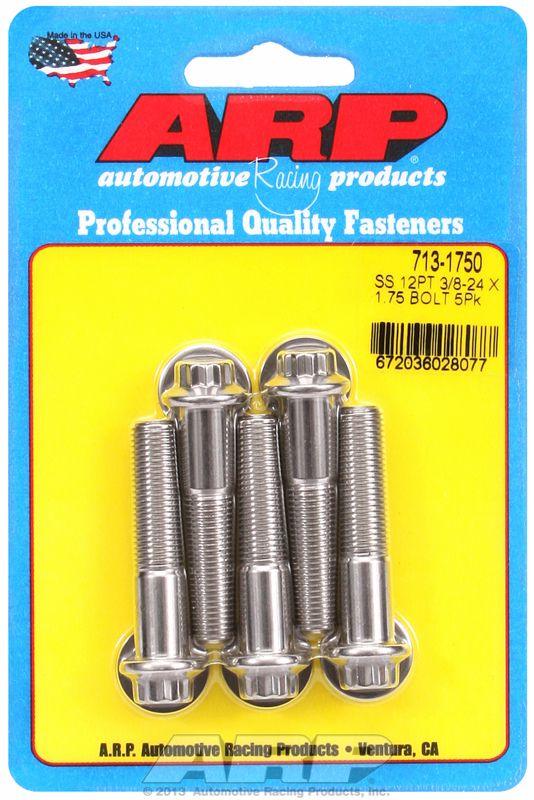ARP 5-Pack Bolt Kit, 12-Point Head S/S (AR713-1750) AR713-1750