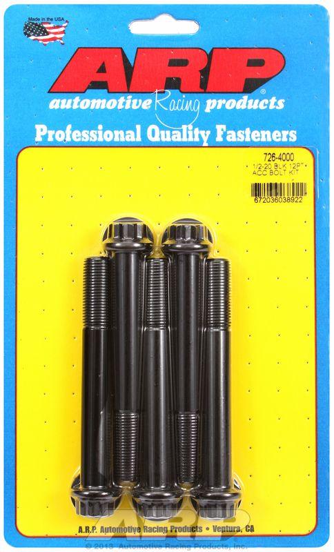 ARP 5-Pack Bolt Kit, 12-Point Head Black Oxide (AR726-4000) AR726-4000