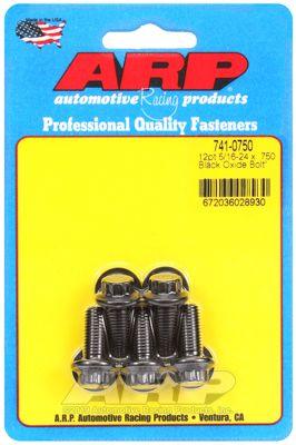 ARP 5-Pack Bolt Kit, 12-Point Head Black Oxide (AR741-0750) AR741-0750