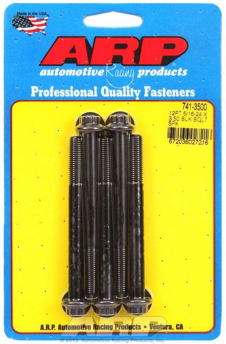 ARP 5-Pack Bolt Kit, 12-Point Head Black Oxide (AR741-3500) AR741-3500