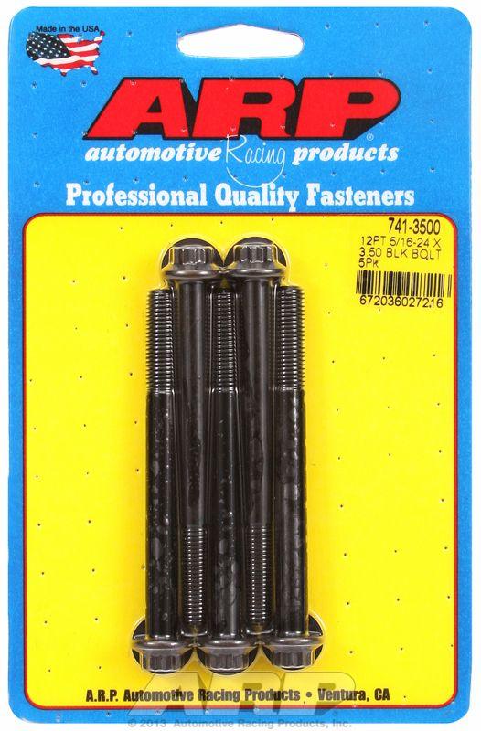 ARP 5-Pack Bolt Kit, 12-Point Head Black Oxide (AR741-3500) AR741-3500