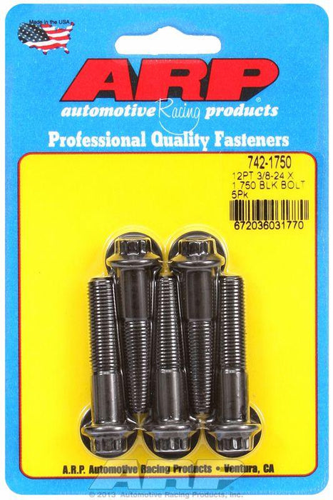 ARP 5-Pack Bolt Kit, 12-Point Head Black Oxide (AR742-1750)