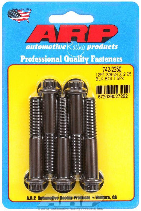 ARP 5-Pack Bolt Kit, 12-Point Head Black Oxide (AR742-2250)