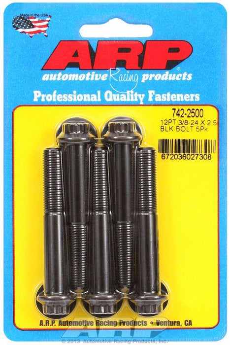 ARP 5-Pack Bolt Kit, 12-Point Head Black Oxide (AR742-2500)