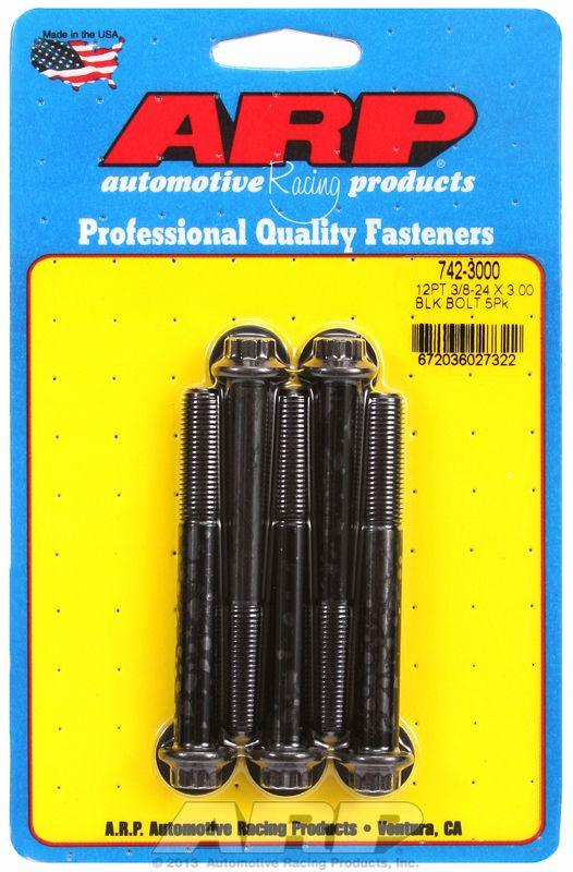 ARP 5-Pack Bolt Kit, 12-Point Head Black Oxide (AR742-3000) AR742-3000