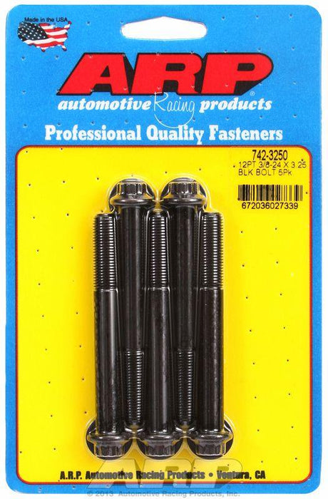 ARP 5-Pack Bolt Kit, 12-Point Head Black Oxide (AR742-3250)