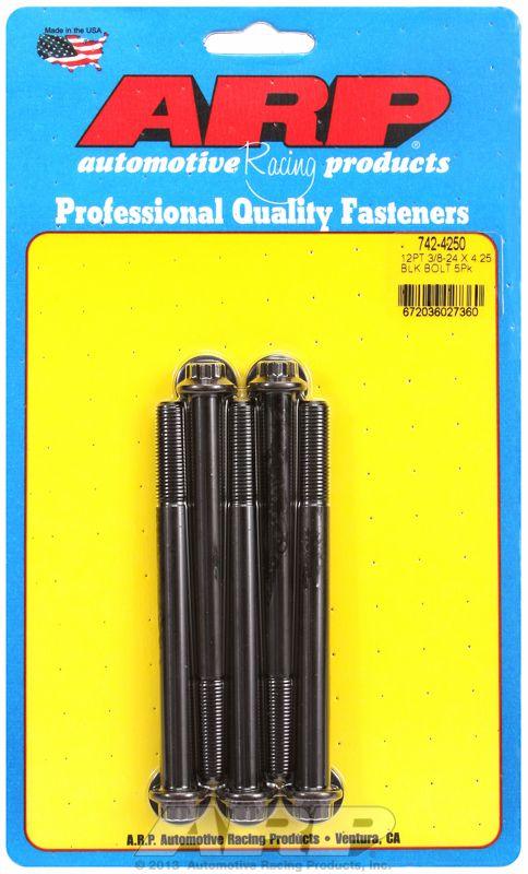 ARP 5-Pack Bolt Kit, 12-Point Head Black Oxide (AR742-4250) AR742-4250