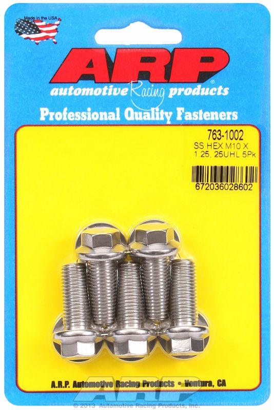 ARP 5-Pack Bolt Kit, Hex Head S/S (AR763-1002) AR763-1002