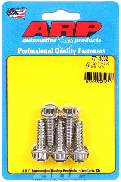 ARP 5-Pack Bolt Kit, 12-Point Head S/S (AR771-1002)