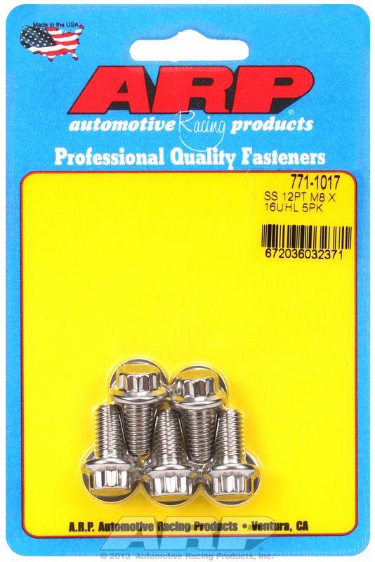 ARP 5-Pack Bolt Kit, 12-Point S/S (AR771-1017) AR771-1017