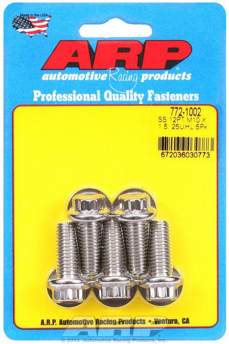 ARP 5-Pack Bolt Kit, 12-Point S/S (AR772-1002)