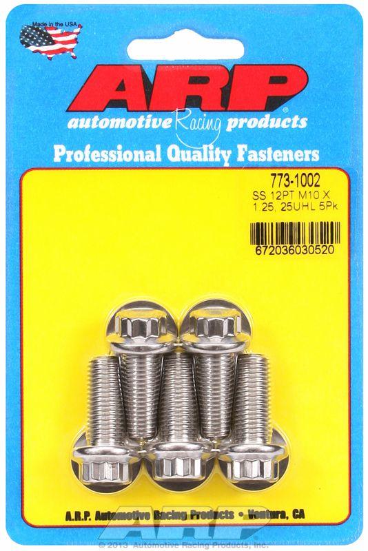 ARP 5-Pack Bolt Kit, 12-Point S/S (AR773-1002) AR773-1002