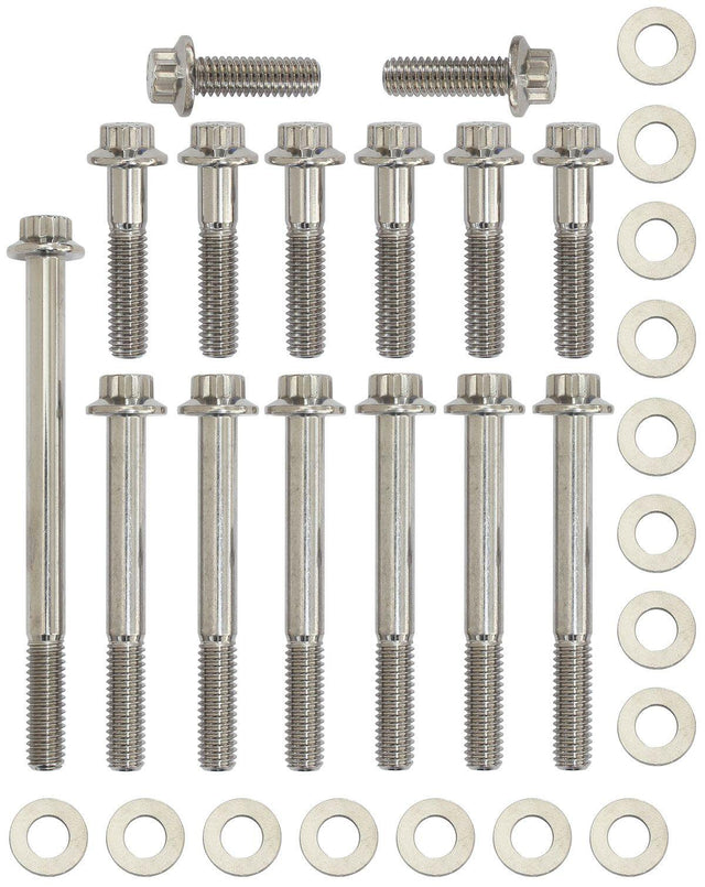 ARP Timing Cover & Water Pump Bolt Kit, 12-Point Stainless (AR9991504) AR9991504