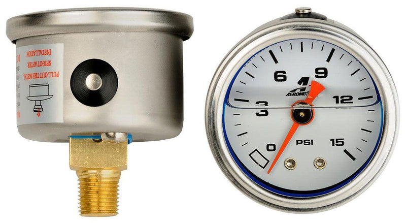 Aeromotive 1-1/2" Fuel Pressure Gauge (ARO15632) ARO15632