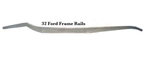 Asc Replacement 1932 Ford Stamped Steel Frame Rails (ASC10132) ASC10132
