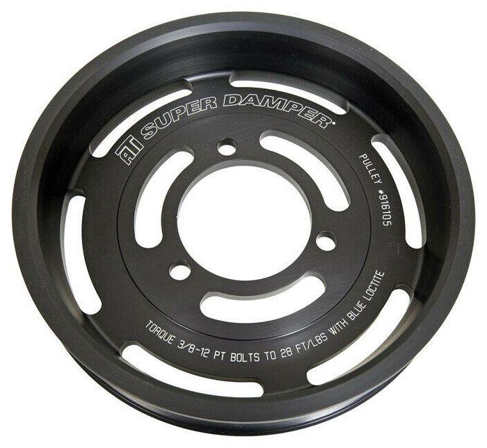 ATI Performance Products Supercharger Pulley, 8.46 in. Diameter, 8 Groove, Aluminium, Front, 09-15, CTSV LSA, 5 Percent Overdrive, Each (ATI916105) ATI916105
