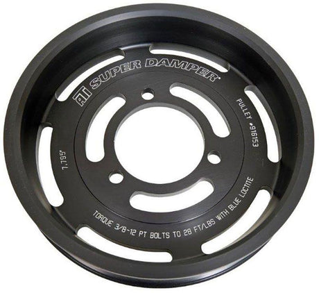 ATI Performance Products Supercharger Pulley, 7.99 in. Diameter, 8 Groove, Aluminium, Front, 09-15, CTSV LSA, OEM Size, Each (ATI916153) ATI916153