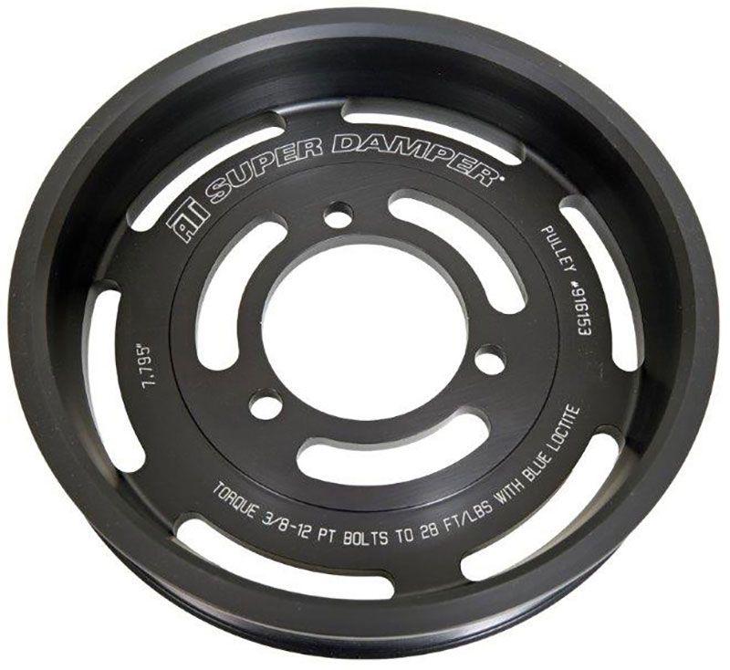 ATI Performance Products Supercharger Pulley, 7.99 in. Diameter, 8 Groove, Aluminium, Front, 09-15, CTSV LSA, OEM Size, Each (ATI916153) ATI916153