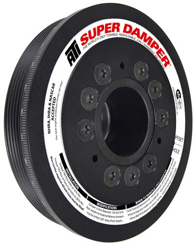ATI Performance Products Super Damper 6-Groove Engine Balancer, 6.325" Diameter (ATI918250)