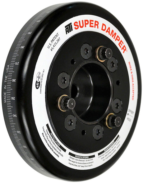 ATI Performance Products Harmonic Balancer, Super Damper, 7.074 In. Dia., Aluminium, 6 Groove, Scion For Subaru For Toyota, 4U-Gse, Fa20 2.0, Frs 86, (ATI918482L) ATI918482L